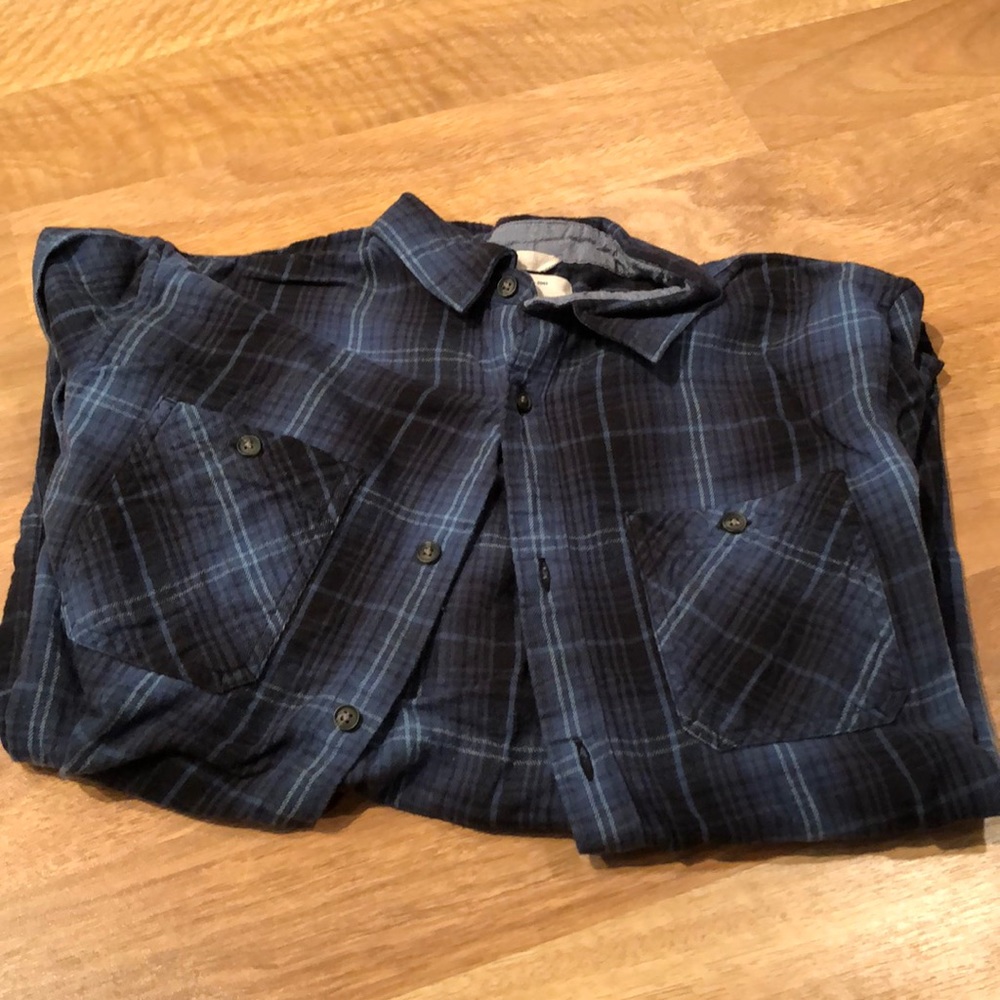 Blue flannel